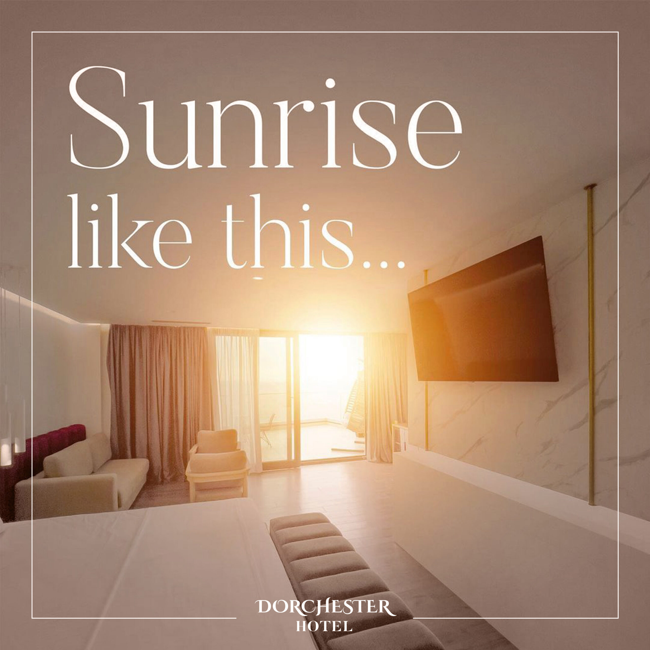 Social Media Post for Dorchester Hotel created by Axios Creative.