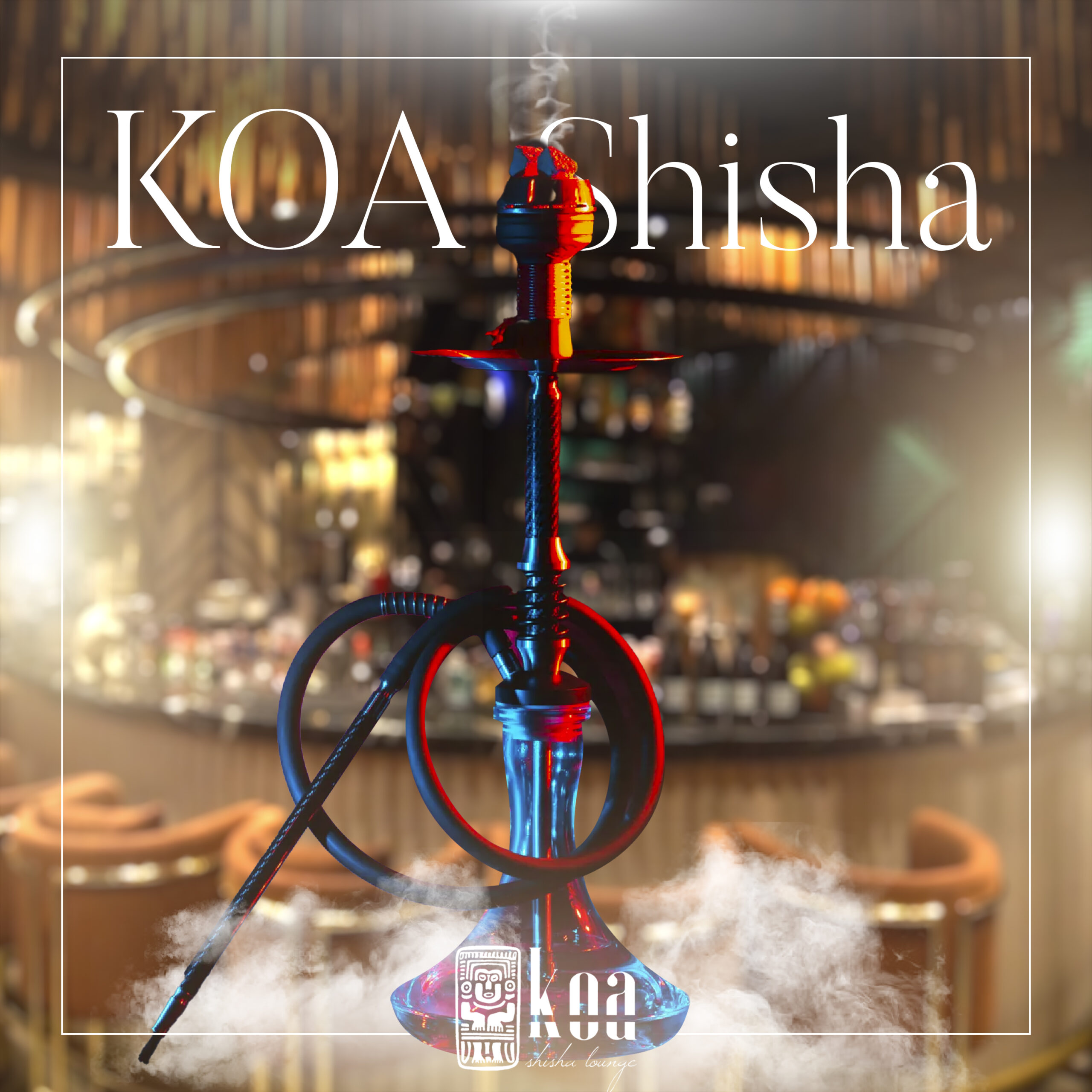 Social Media Post for KOA Shisha Lounge created by Axios Creative.