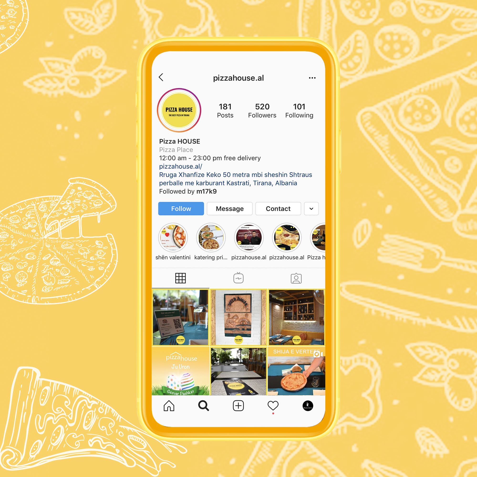 Social Media Post for Pizza House created by Axios Creative.