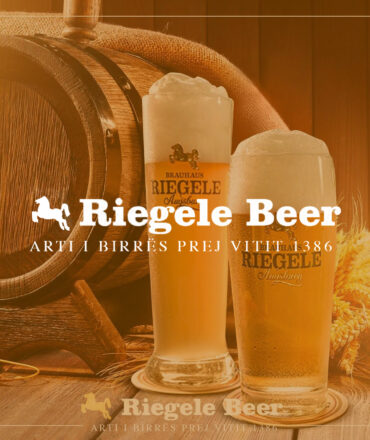 Social Media Post for Riegele Beer created by Axios Creative.