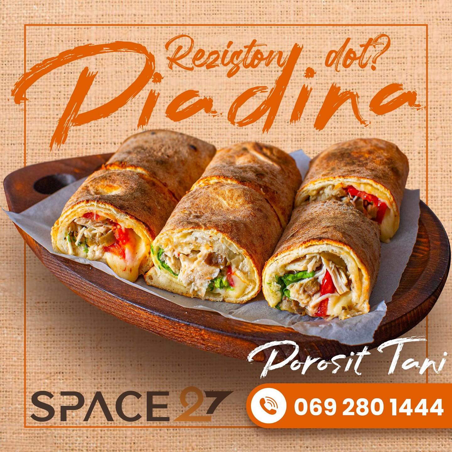 Social Media Post for Space27 Pizzeria created by Axios Creative.